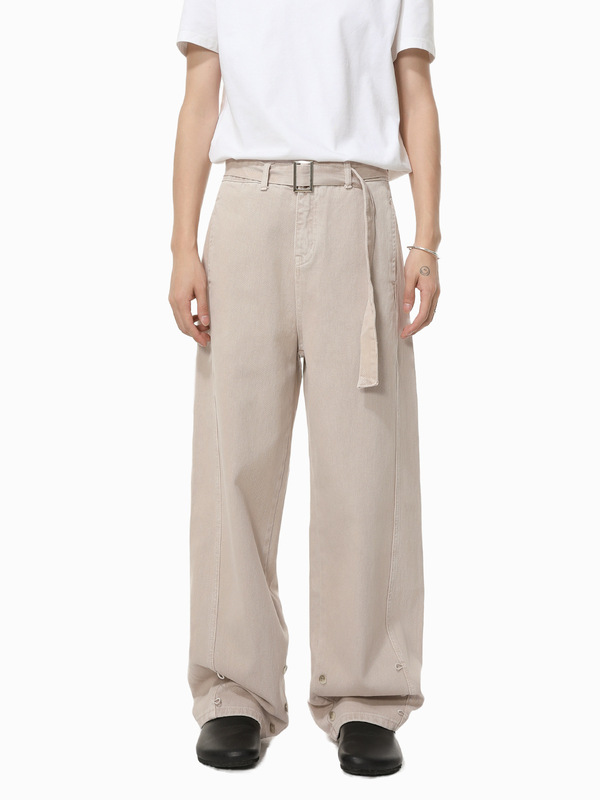 MTLCLOTHES男装|复古做旧高级感ins纯棉工装牛仔套装|undefined