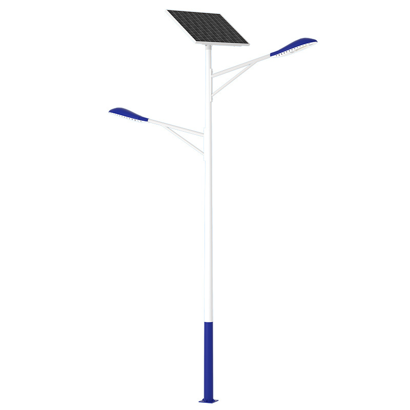 Lámpara de calle solar de brazo espiral varios estilos portalámparas de carretera control automático de luz fabricante de lámpara de calle solar de brazo único
