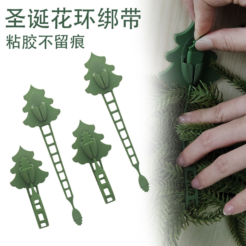 Christmas Wreath Silicone Hooks, Rattan Fireplace Tiebacks, Stretchable Silicone Hooks, Cable Organizer, Wall-Mounted, No Drilling Required Christmas Wreath Silicone Hooks, Rattan Fireplace Tiebacks, Stretchable Silicone Hooks, Cable Organizer, Wall-Mounted, No Drilling Required