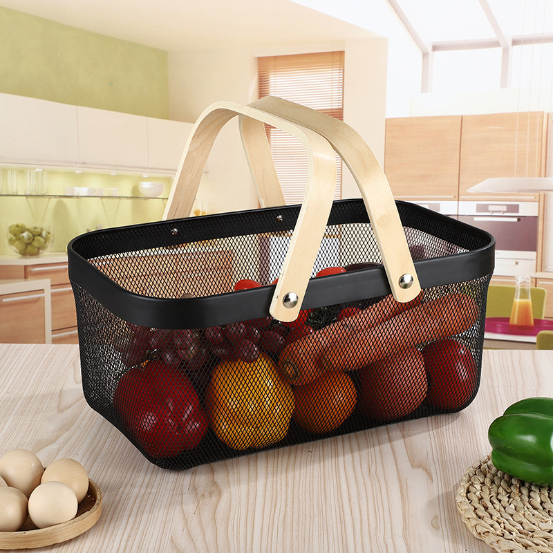 Multi-functional Hand Basket Household Storage Basket Fruit Basket Storage Basket Vegetable Basket