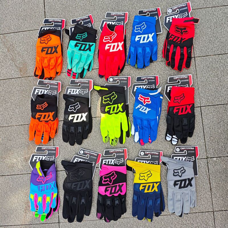 Factory Direct Sales Cross-Border Fox Cycling Gloves Motorcycle Outdoor Off-Road Sports Men's and Women's Anti-Slip Gloves