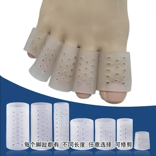 Toe Covers with Holes for High Heels, Soft Anti-Wear Blisters, Long and Short Corn Covers, Open Breathable Finger Toe Covers