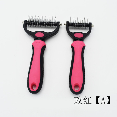 Amazon knot opener pet knot opener comb pet hair removal comb long-haired dog comb open knot hair removal comb