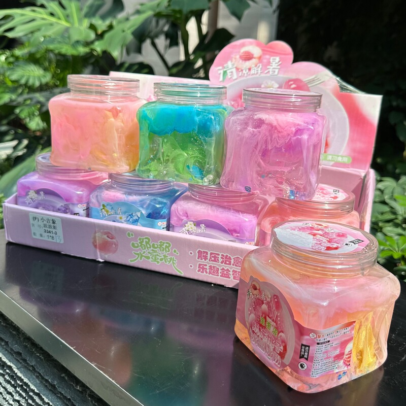 New High-Value, High-Transparency Foaming Glue Large Barrel for Children, Non-Sticky, Safe, with 3C Decompression Slime Fake Water Wholesale