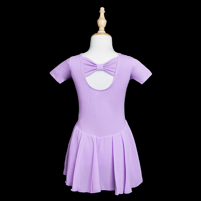 Ropa de baile para niños, falda de ballet, prueba de arte para niños, ropa de baile china, ropa de baile, ropa de práctica para niñas, ropa de gimnasia, manga corta
