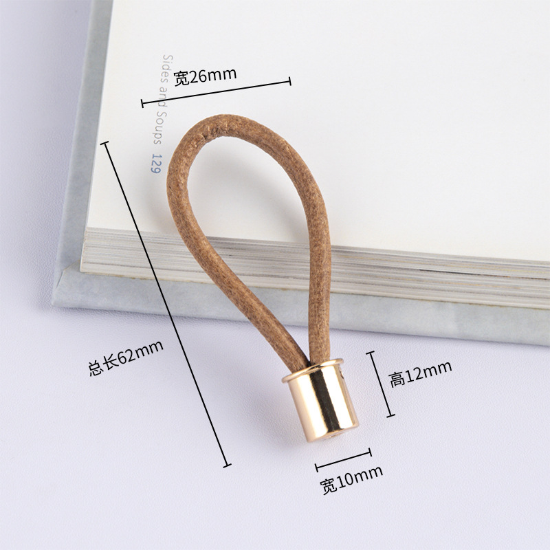 Lujo ligero simple europeo cuerda de cuero manija armario puerta zapato gabinete cajón cuerda trenzada de oro manija oculta moda manija minimalista image 9