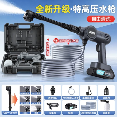Portable car washer | Tool - thundermax-top-of-the-line-high-performance-799999pa-high-pressure-washer-comes-with-tool-box-8m-extension-tube