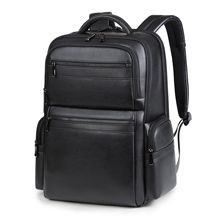 新款男士真皮休闲双肩背包跨境专供大容量双肩包头层牛皮电脑背包