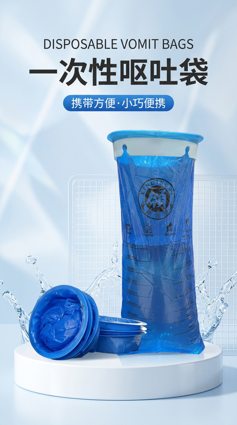 Vomiting Bags for Pregnant Women, Car Portable Anti-Nausea Bags, Disposable Vomit Bags for Hospitals, Schools, and Kindergartens