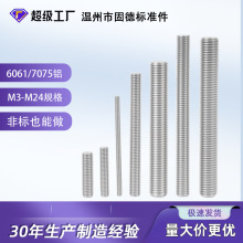 6061���Ͻ�����ȫ��������˿��˫ͷ����7075ȫ����M6M8M10M12�ݰ�