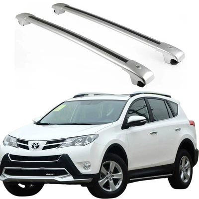 Car Roof Luggage Carrier Suitable for Toyota Rav4 2013-2018 Aluminum Alloy Roof Rack L Cross Bar