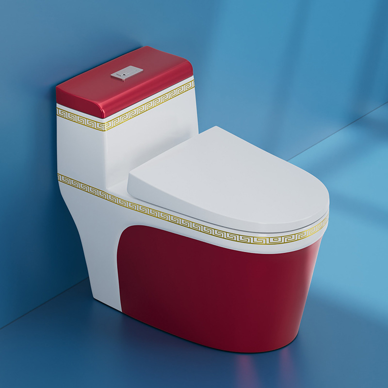 asiento de inodoro tipo sifón ultra-turbón doméstico para procesar fábrica de asiento de inodoro tipo ultra-turbón nuevo estilo chino ahorro de agua