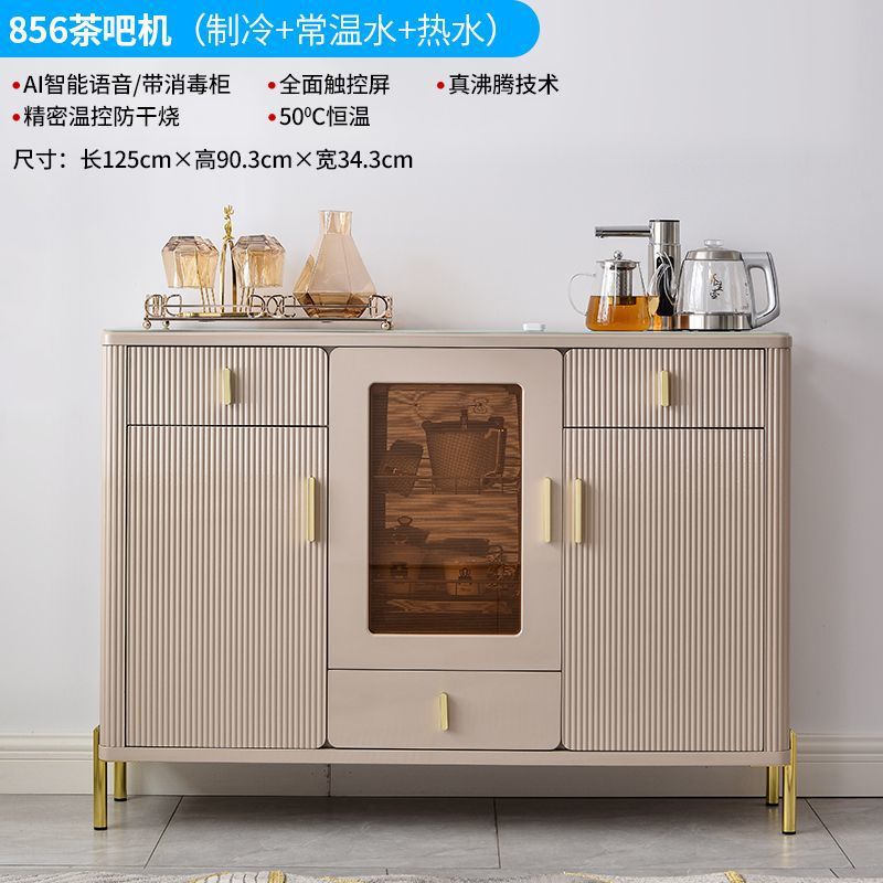 Máquina de té de voz inteligente de alta calidad doméstica totalmente automática con desinfección y secado anti-derrame de agua de lujo ligero gabinete de agua potable