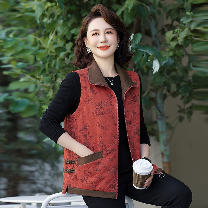 Люди среднего и пожилого возраста мамы весной и осенью повседневные жакеты на молнии