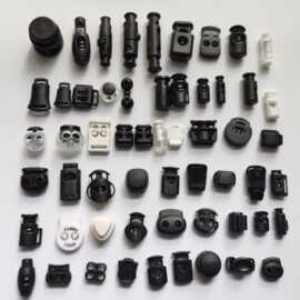 厂家直销批发塑料绳扣弹簧扣服装服饰箱包用绳扣猪鼻扣鞋带户外