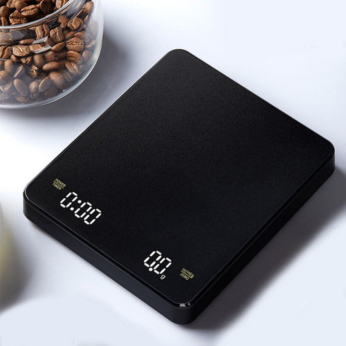 Hand-brewed coffee scale, timing coffee electronic scale, multi-functional baking mini kitchen scale, portable food scale
