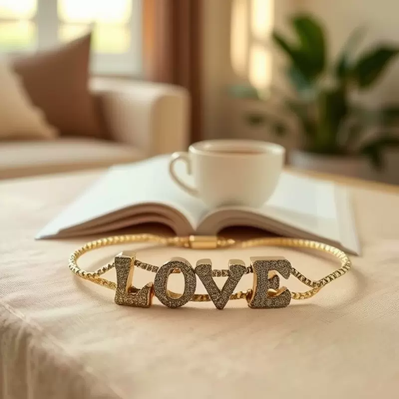 网红爆款跨境专供字母电镀铜质手链女式欧美ins网红同款饰品货源