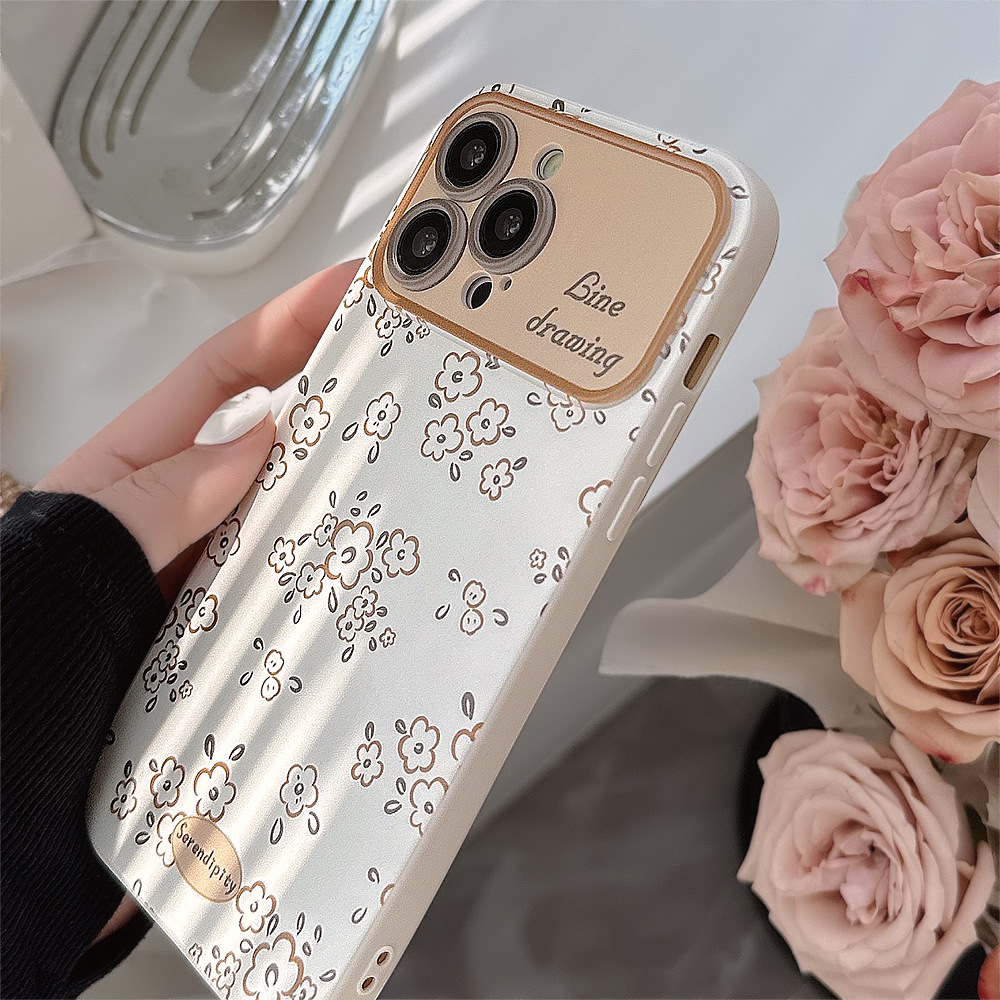 Funda para teléfono con diseño floral suave, adecuada para Apple 15 Pro Max, iPhone 17, elegante cobertura total para 11, 16 juegos, 13 Huawei. image 5