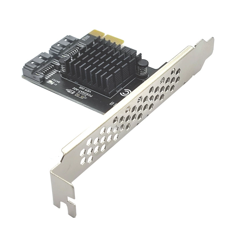 Специальное предложение PCI-E to SATA 3.0 расширительная карта, 2 порта, конверсия 6G, карта расширения IPFS, контроллер ASM1061
