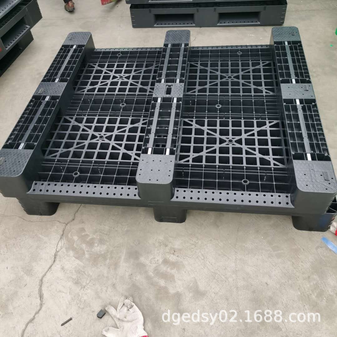 供应1400*1200*150反川字网格托盘 1208川字网格塑料卡板塑料托盘