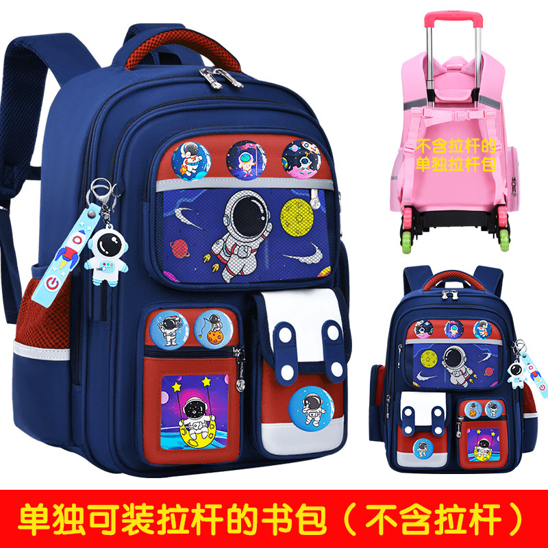 2026 nueva mochila escolar de tirón para estudiantes de primaria 23456 grados mochila de hombro