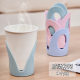 Huifeng Xinjia Exquisite magnolia plastic cup holder/disposable paper cup holder/plastic cup insulation Holder 4 pcs/bag