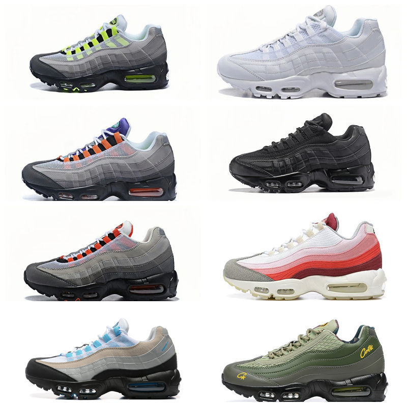 Putian Foreign Trade Cross-Border Collaboration Model Air Max 95 Air-Cushioned Shock-Absorbing Men's Shoes Retro Sports Couple Casual Shoes