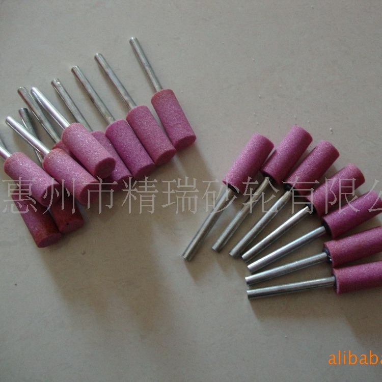 供应带杆砂轮，带柄砂轮同心度好，精密高零跳动精修磨头