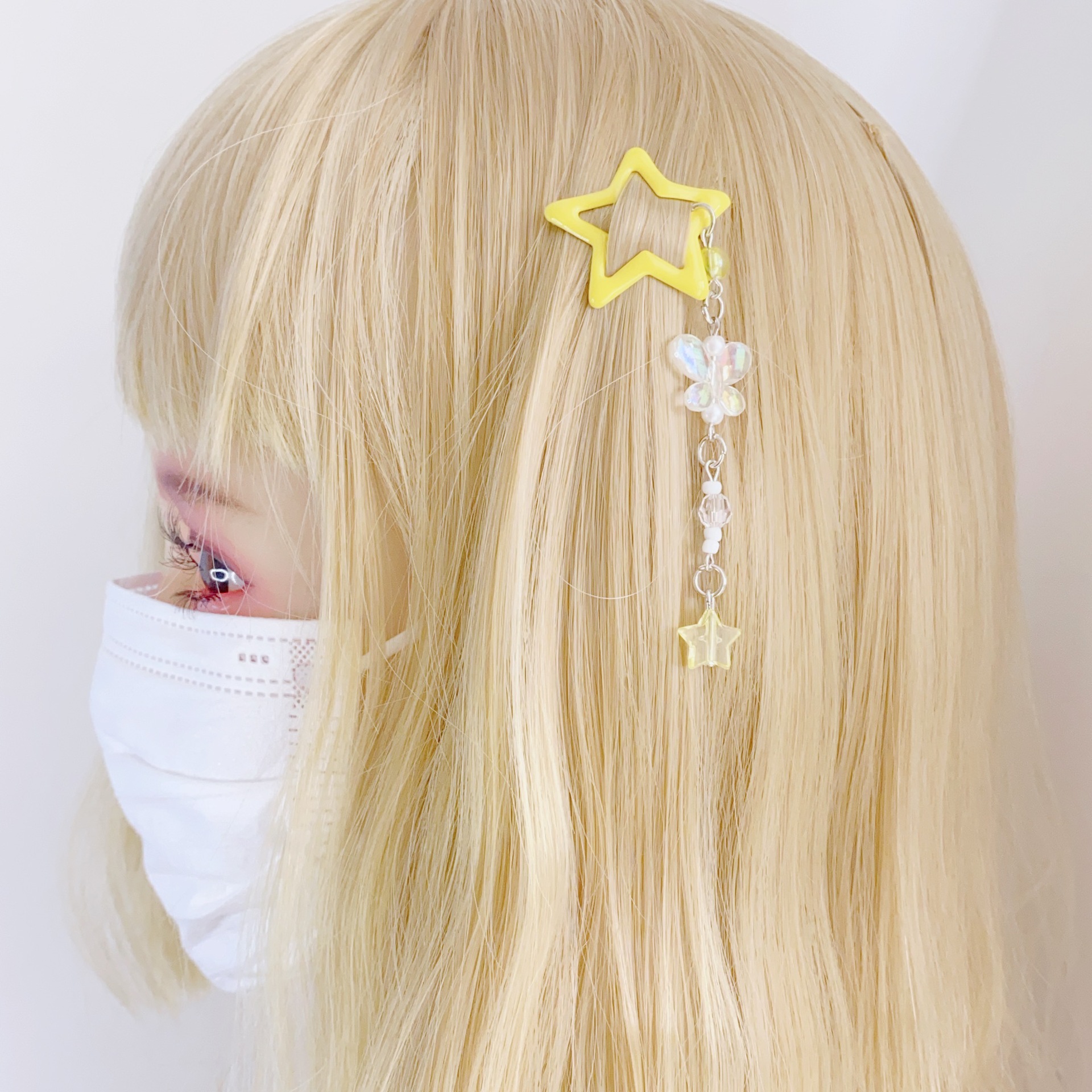 8g Weight Charm Hair Clips Hair Accessories Type 1 Piece Quantity Holiday, Street Occasion Alloy Material Pentagram Pattern All Seasons Season Women's Gender IG Style, Cute, Sweet Style IG Style Cute Sweet Women's Pentagram Alloy Charm Hair Clips 11