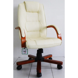 Fireproof Real Cowhide Executive Chair Boss Chair Office Chair Home Lifting Rotating Stool Office Commercial
