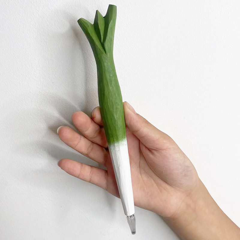 Qingmufan creativo talla de madera animal pluma artesanía regalo pluma de gel pluma talla de madera pluma de publicidad regalo