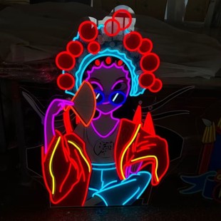 Custom Neon Signs for Hot Pot Restaurants, Led Light Strips, Instagram-Style Advertising Signs, Light Boxes, Instagram Style
