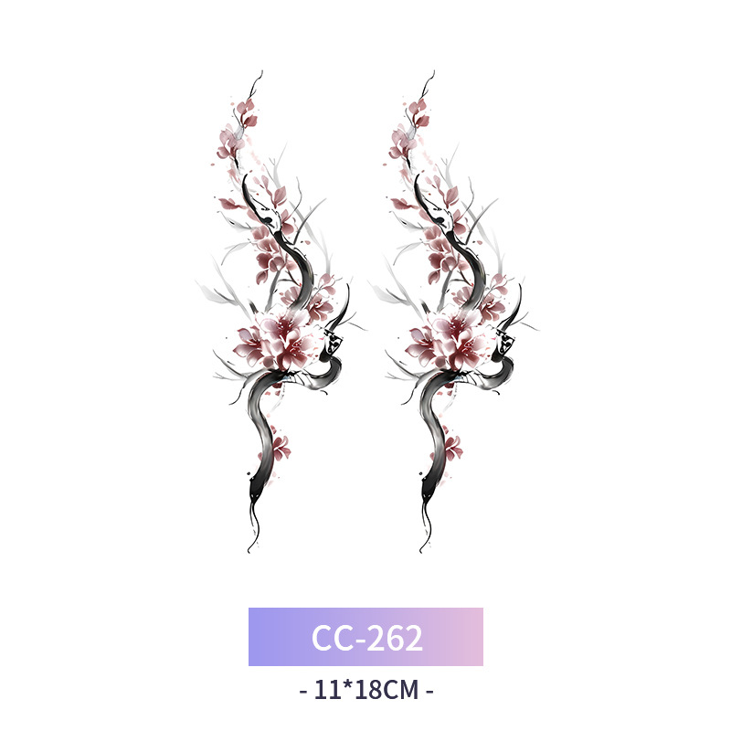 Transfronterizo en stock al por mayor de halloween colorido mariposa tatuaje pegatinas simulación sangrienta cicatriz pegatinas divertidas pegatinas impermeables