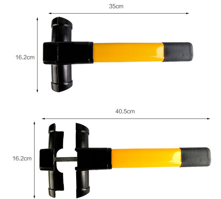 T-Shaped Steering Wheel Lock Car Baseball Lock Car Anti-Theft Lock Car Lock Direction Lock Car Lock Self-Defense Anti-Theft Device