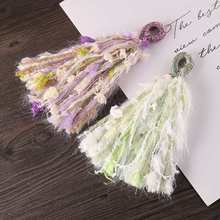 仙女系手混毛绒流苏少女清新吊饰日式毛线穗子民族风饰品包挂配饰