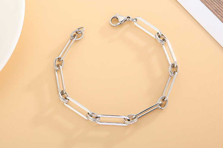 Anniversary, Business, Travel Occasion Wholesale Jewelry Fashion Geometric 304 Stainless Steel No Inlaid Bracelets