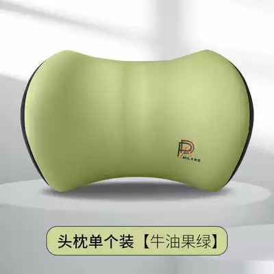 types of car headrests, in-car: Waist support - 1-avocado-green-headrest-universal