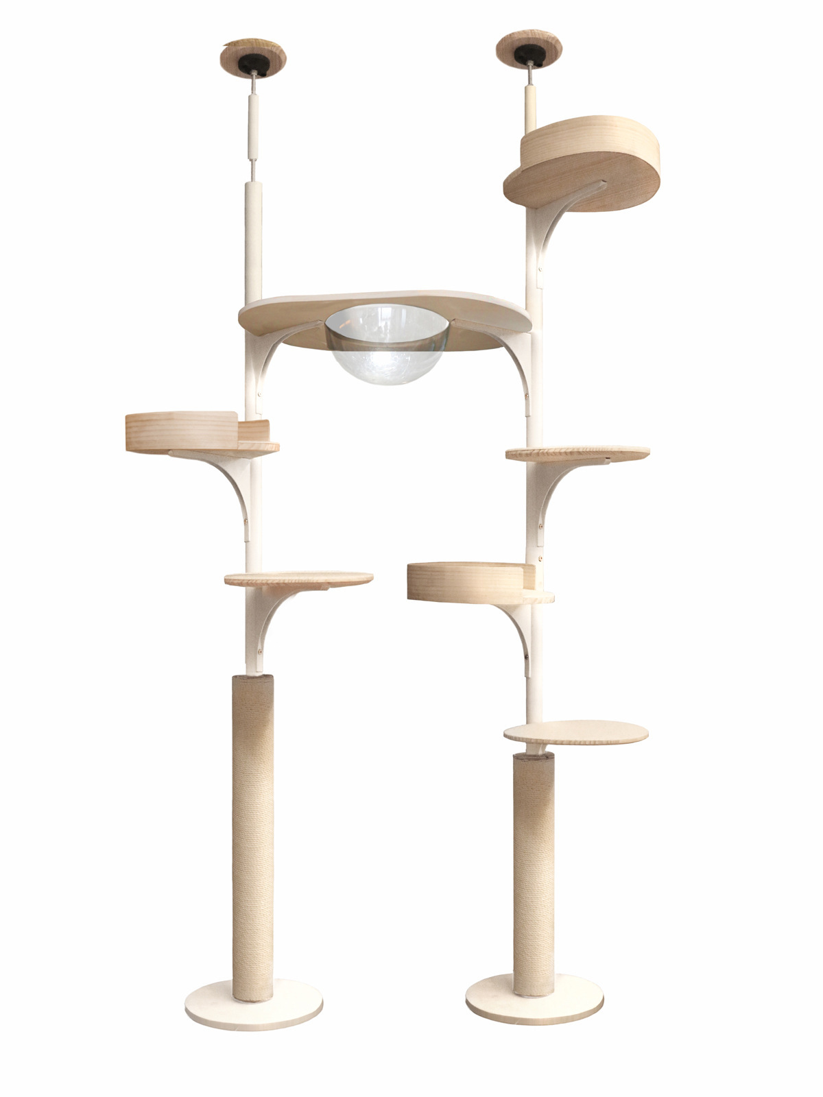 일곱 잎과 꽃(오프화이트 높이 2.25— 2.7m )