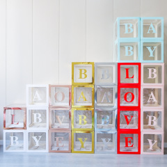 LOVEサプライズ透明ボックスBABYプロポーズ告白バルーンボックスクロスボーダー透明バルーンボックスアマゾン制品