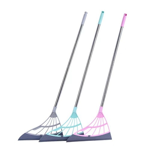 High-tech retractable magic broom for sweeping, water scraping, non-sticky, dry and wet two-in-one silicone magic broom wholesale