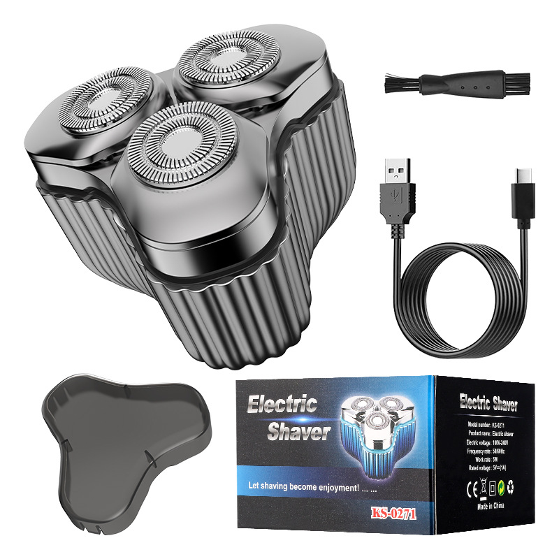 Máquina de afeitar eléctrica recargable multifuncional magnética transfronteriza de los hombres mini cuchillo de barba portátil de lavado