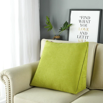backrest cushion, office waist – Waist support - korean-velvet-pine-green-large-size-584820cm