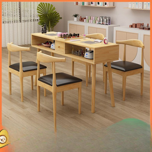 Direct Selling Manicure Table with Vacuum Cleaner Japanese Style Internet Celebrity Manicure Table and Chair Set Manicure Shop Table Manicure Table Rectangular