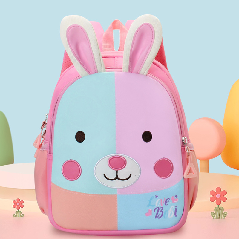 Mochila infantil de comercio exterior transfronterizo caricatura lindo jardín de infantes mochila de niña transpirable mochila de niño ligera