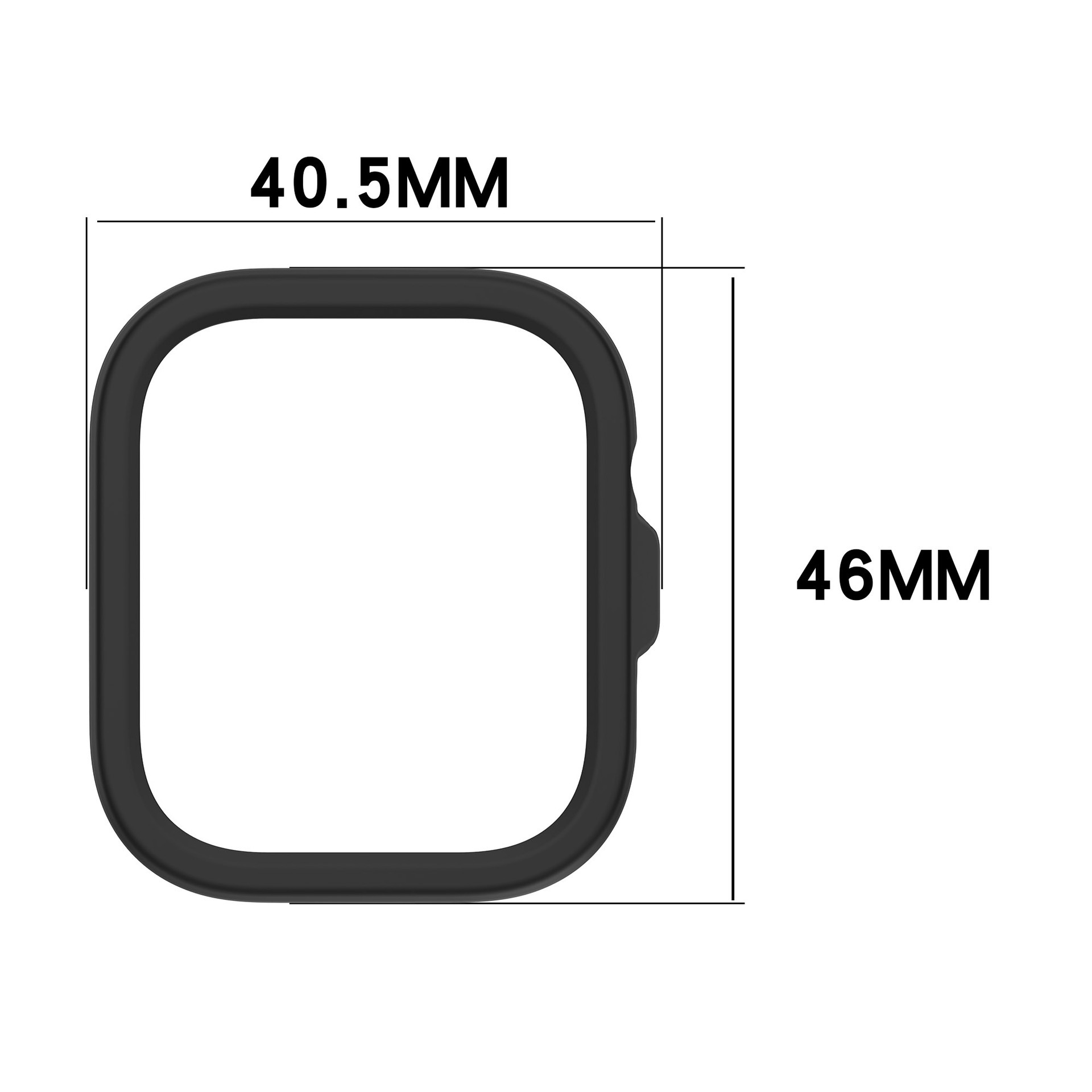 Huawei Fit4 watch case PC semi-enclosed hollow watch case Huawei fit4 pro semi-enclosed watch case details Picture