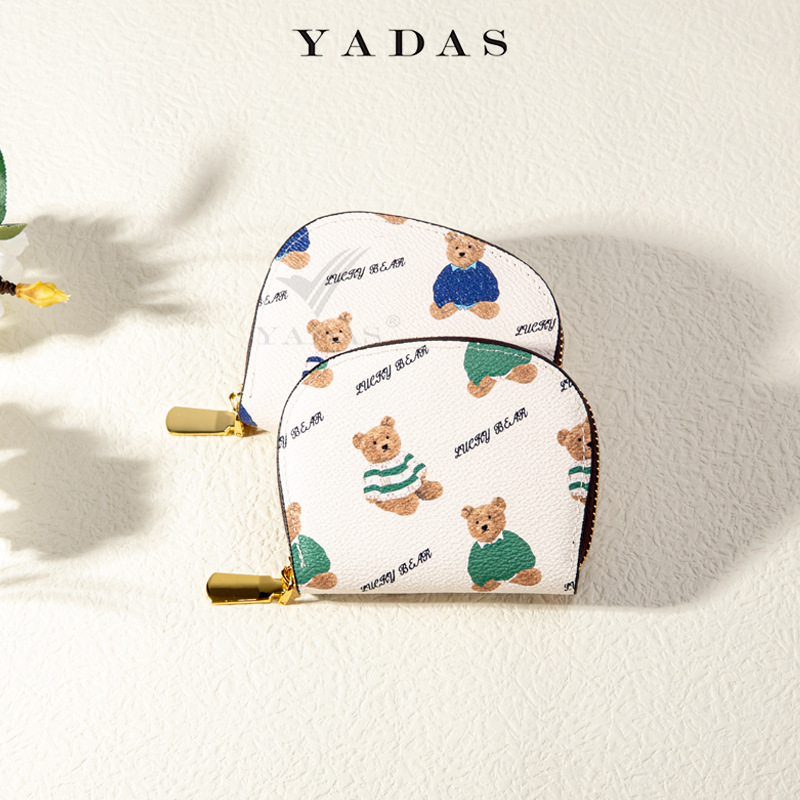 Yadas monedero pu moda pequeñas señoras womenpurse gran capacidad monedero