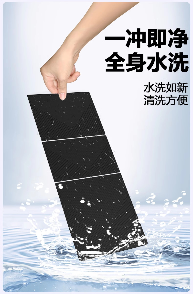 Suitable for Tesla's New Version Model 3/Y Center Console Film Silicone Mat Interior Modification Accessories Anti-Slip