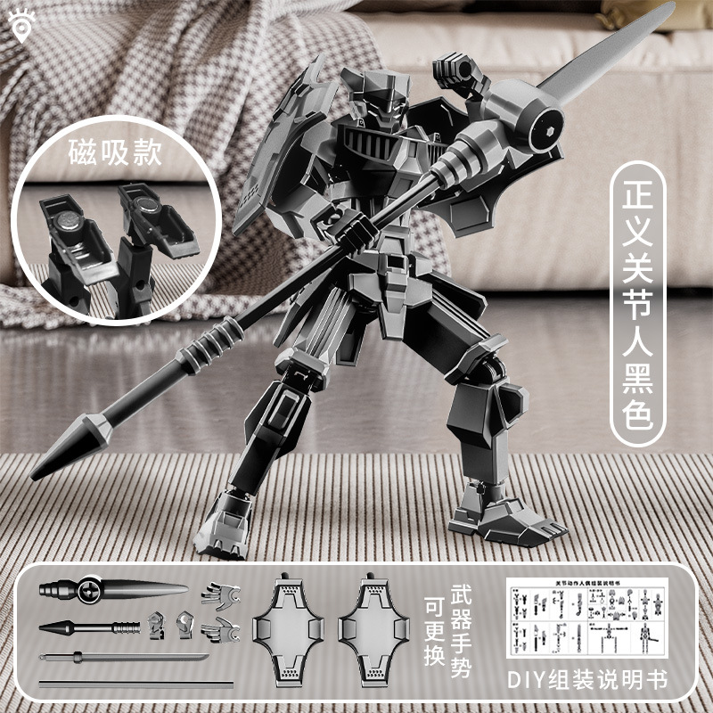 Juguete de modelo multiarticulable multi-mórfico transfronterizo ángel articulado humano descomprimido robot de quinta generación