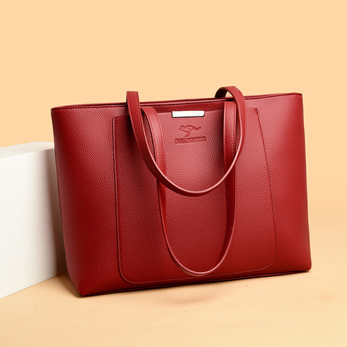 Ladies Handbags 2024 New Single Strap Bags, Simple and Versatile, Large Capacity, Fashion Tote Mother's Overseas Trade Bags for Dropshipping