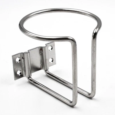 Car cup holder/beverage holder beverage bottle holder for marine - silver-cup-holder-classic